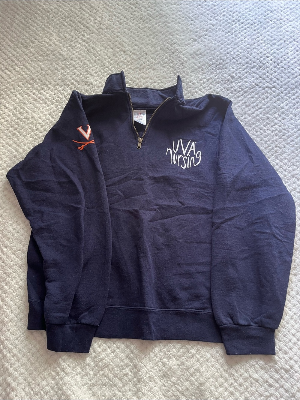Womens UVA quarter zip